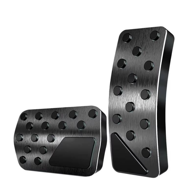 Auto-Pedale-Abdeckung Auto-Gas-Bremspedalabdeckung Für Dodge Für Durango 2011-2022 Für Jeep Für Grand Für Cherokee 2011-022 Aluminiumlegierung Autoteile-Pads Edelstahl Pedale Bremspedal von Mosklo