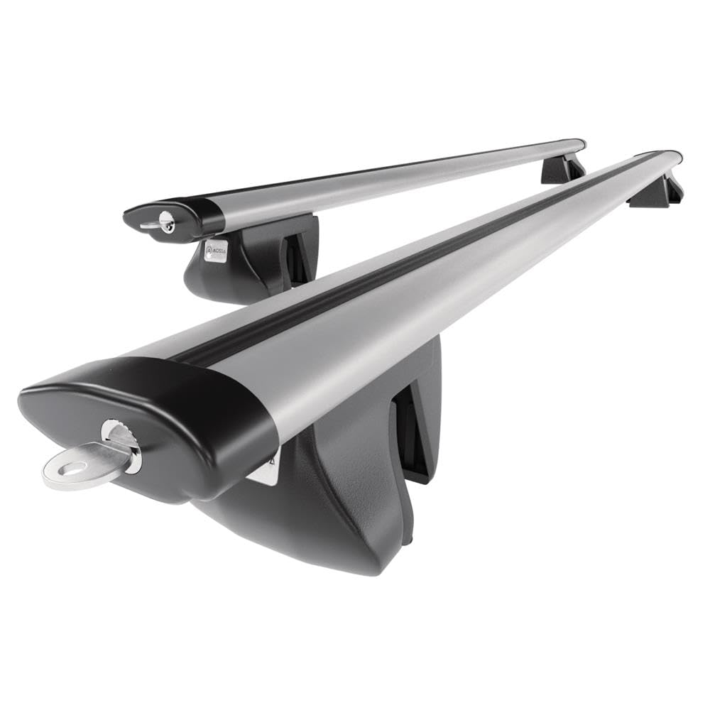 Mossa - Alu-Dachträger kompatibel mit Ford Ranger Pick-Up (2011-2022) - silbern Dachträger Dachgepäckträger - reling 2 von Mossa
