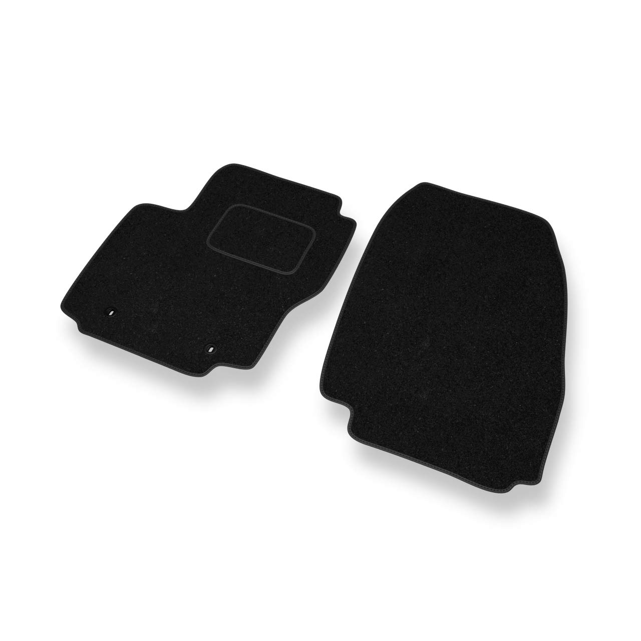 Mossa Fußmatten (vorne) kompatibel mit Ford Mondeo IV (2007-2014) - schwarz (Standard) von Mossa