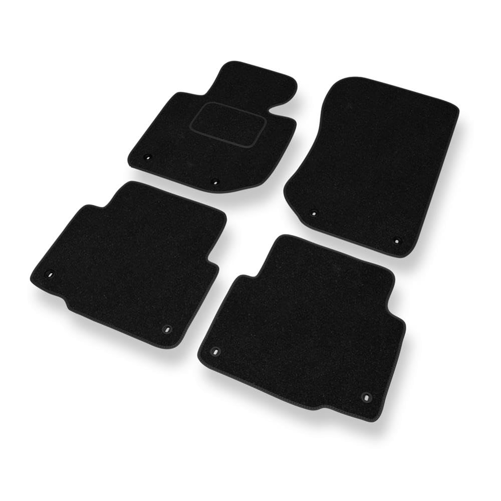 Mossa - Fußmatten Auto kompatibel mit BMW 3er M3 II E36 (1992-1999) - schwarz Automatten Autoteppiche 1 von Mossa