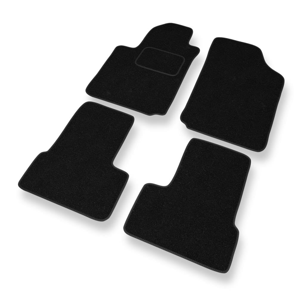 Mossa - Fußmatten Auto kompatibel mit Citroen C3 I (2002-2009) - schwarz Automatten Autoteppiche 1 von Mossa