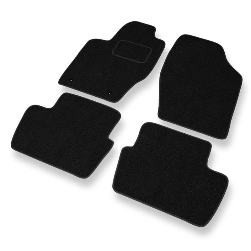 Mossa - Fußmatten Auto kompatibel mit Citroen C4 I (2004-2013) - schwarz Automatten Autoteppiche 1 von Mossa