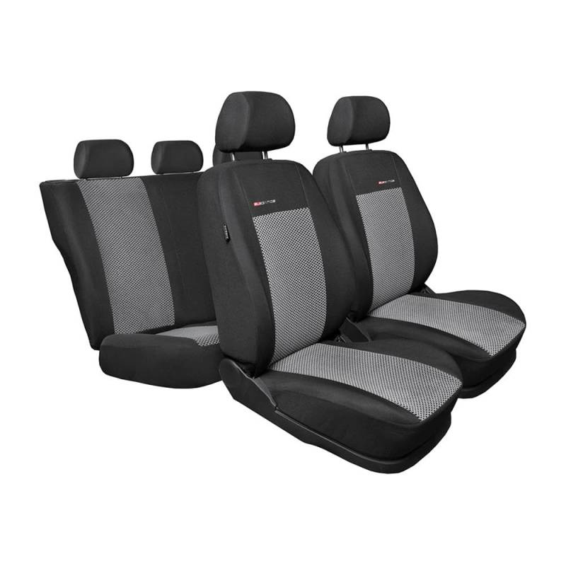 Mossa - Maßgeschneiderte Sitzbezüge Auto kompatibel mit Audi A6 C6 Avant, Limousine (2004-2011) - Autositzbezüge Schonbezüge für Autositze - E2 von Mossa