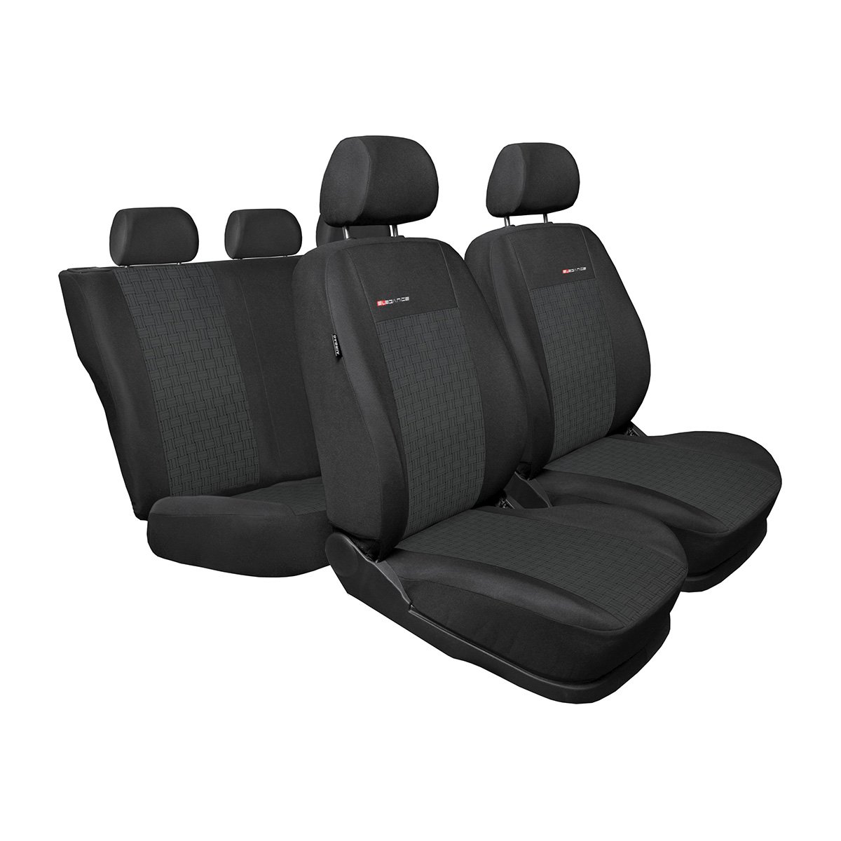 Mossa - Maßgeschneiderte Sitzbezüge Auto kompatibel mit Ford Kuga II FL SUV (2016-2019) - Autositzbezüge Schonbezüge für Autositze - E1 von Mossa
