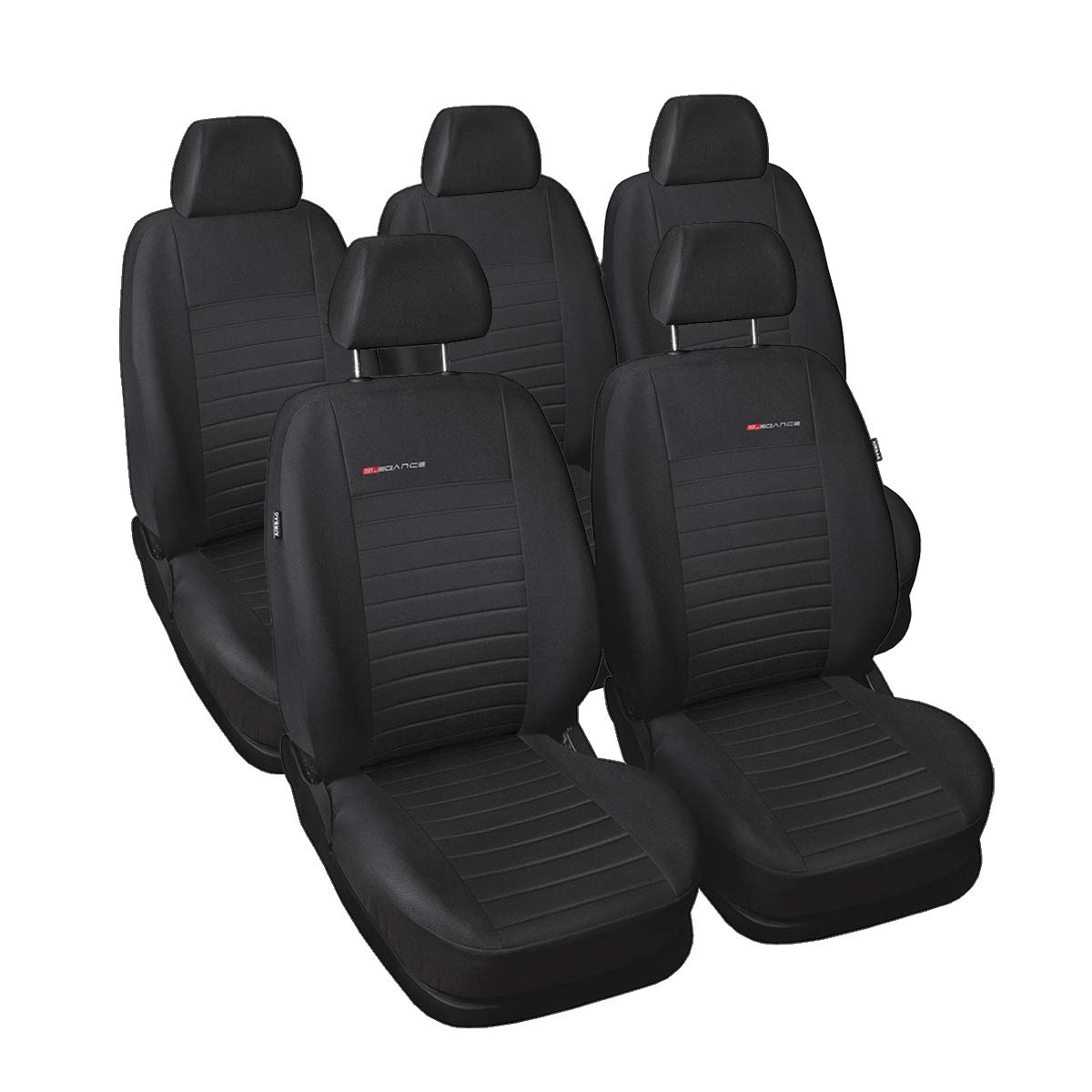 Mossa - Maßgeschneiderte Sitzbezüge Auto kompatibel mit Ford S-MAX MPV (2006-2015) - 5 Sitze - Autositzbezüge Schonbezüge für Autositze - E4 von Mossa