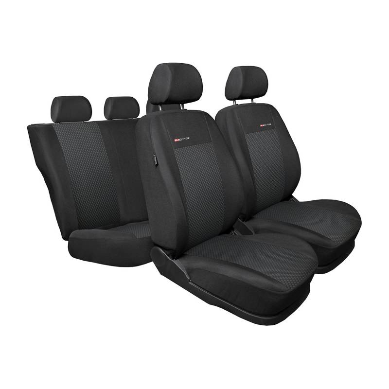 Mossa - Maßgeschneiderte Sitzbezüge Auto kompatibel mit Nissan Qashqai II Crossover (2013-2021) - Autositzbezüge Schonbezüge für Autositze - E3 von Mossa