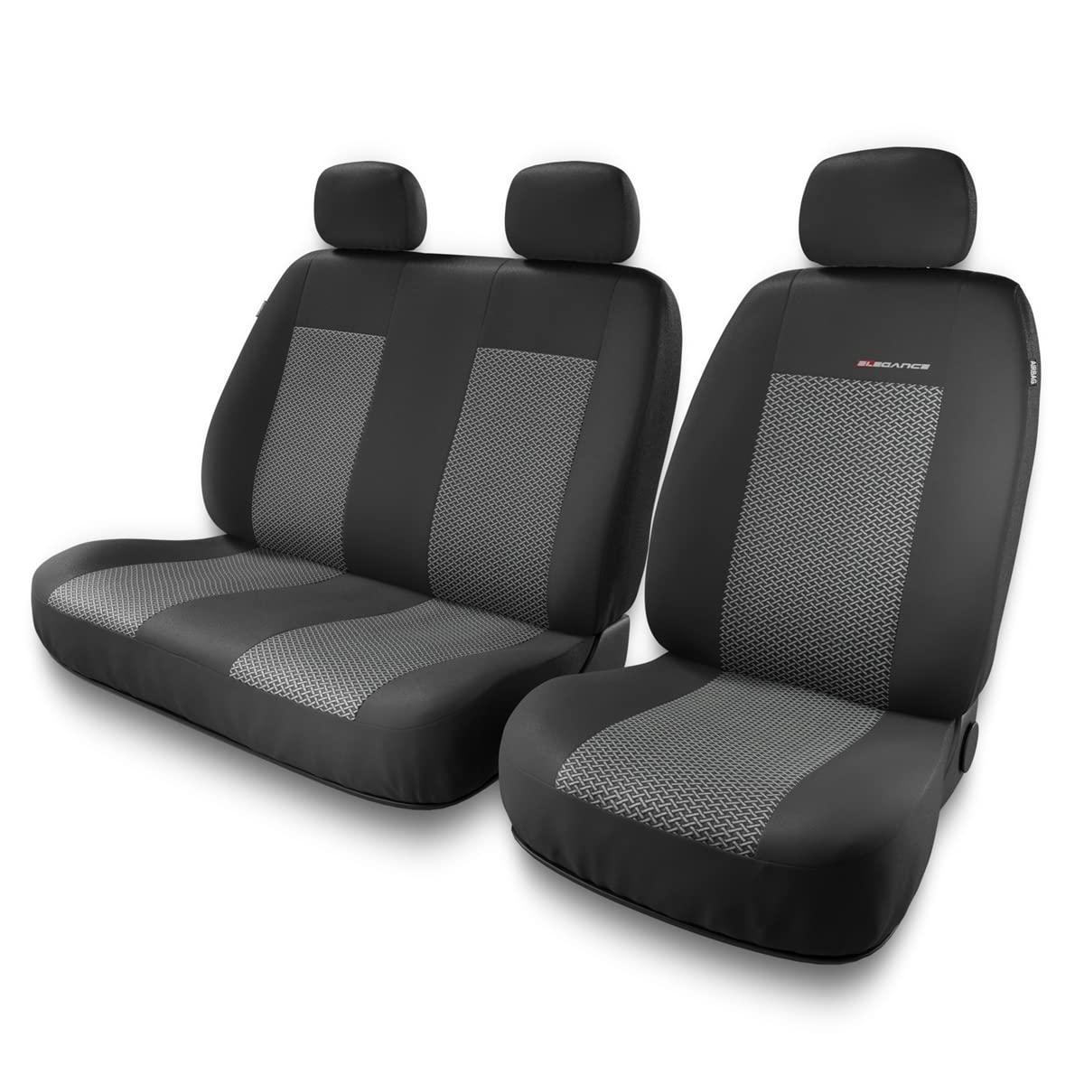 Mossa - Universal Sitzbezüge Auto kompatibel mit Nissan Primastar (2001-2014) - Autositzbezüge Schonbezüge für Autositze - BE-2 von Mossa