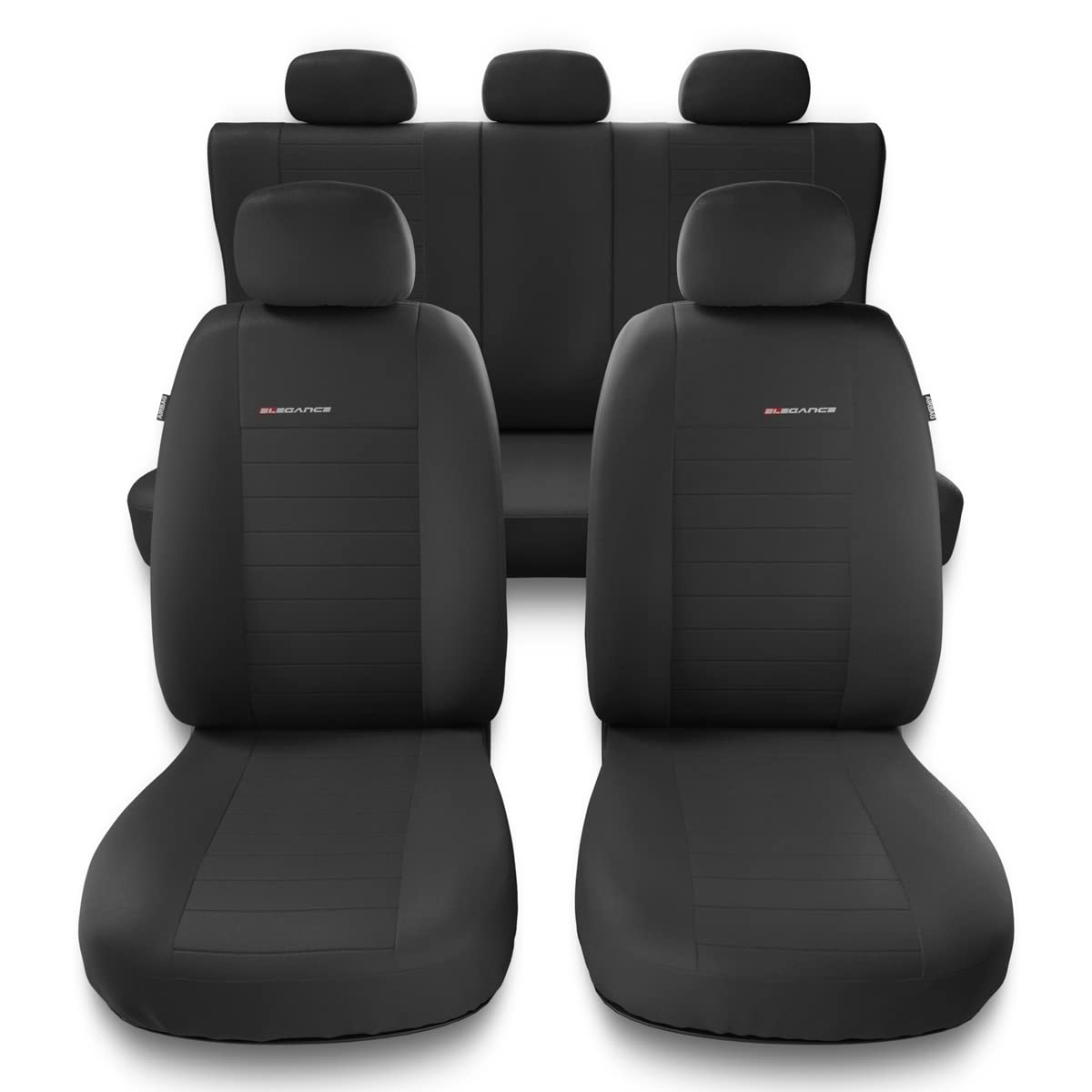Mossa - Universal Sitzbezüge Auto kompatibel mit Seat Ibiza I, II, III, IV, V (1984-2019) - Autositzbezüge Schonbezüge für Autositze - UNE-4 von Mossa