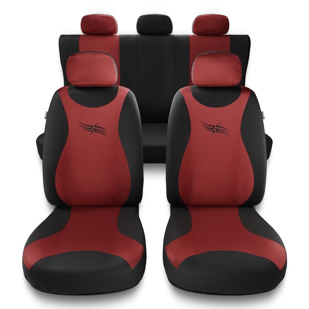 Mossa - Universal Sitzbezüge Auto kompatibel mit Ford Focus I, II, III, IV (1998-2019) - Autositzbezüge Schonbezüge für Autositze - TR-RD von Mossa