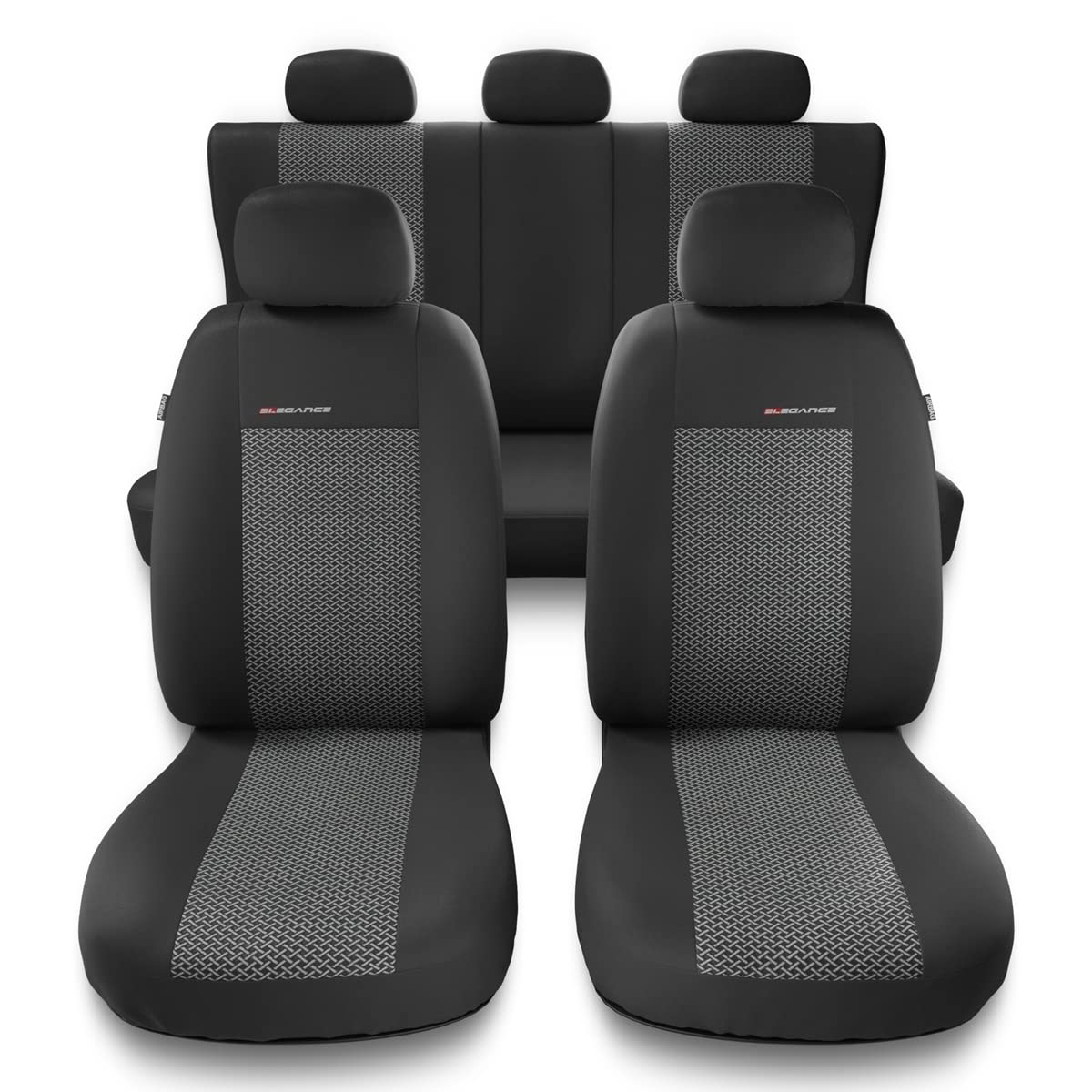 Mossa - Universal Sitzbezüge Auto kompatibel mit Hyundai i20 I, II (2008-2019) - Autositzbezüge Schonbezüge für Autositze - UNE-2 von Mossa