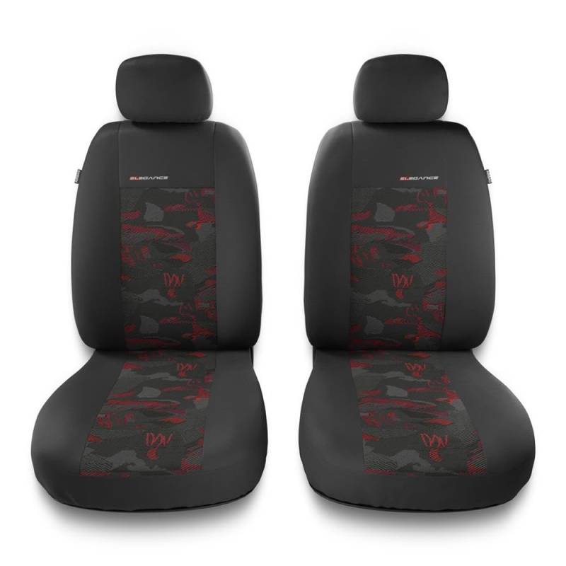 Mossa - Universal Sitzbezüge Auto kompatibel mit Renault Twingo I, II, III (1993-2019) - Autositzbezüge Schonbezüge für Autositze - 2UNE-RD von Mossa