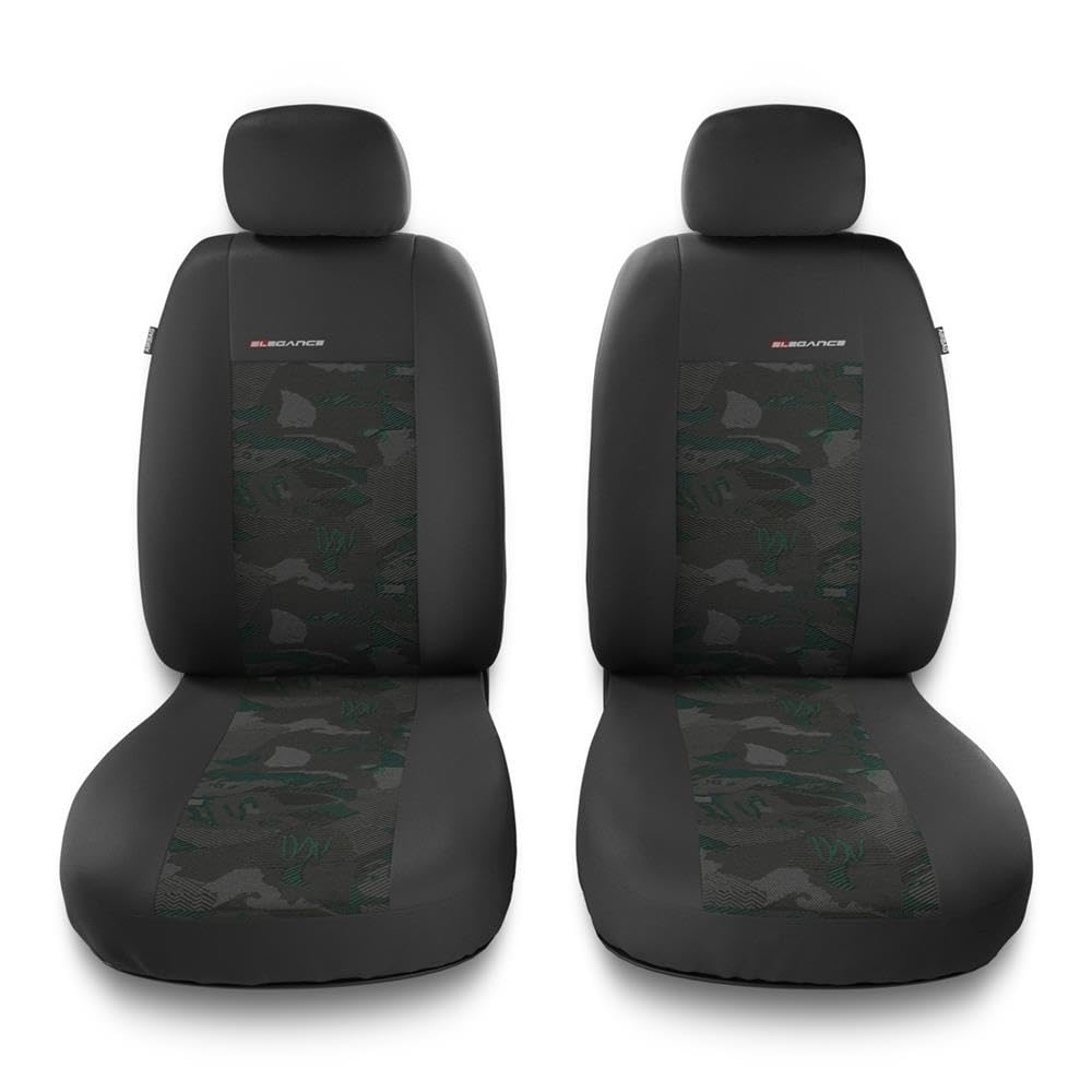 Mossa - Universal Sitzbezüge Auto kompatibel mit Skoda Karoq (2017-2019) - Autositzbezüge Schonbezüge für Autositze - 2UNE-GR von Mossa