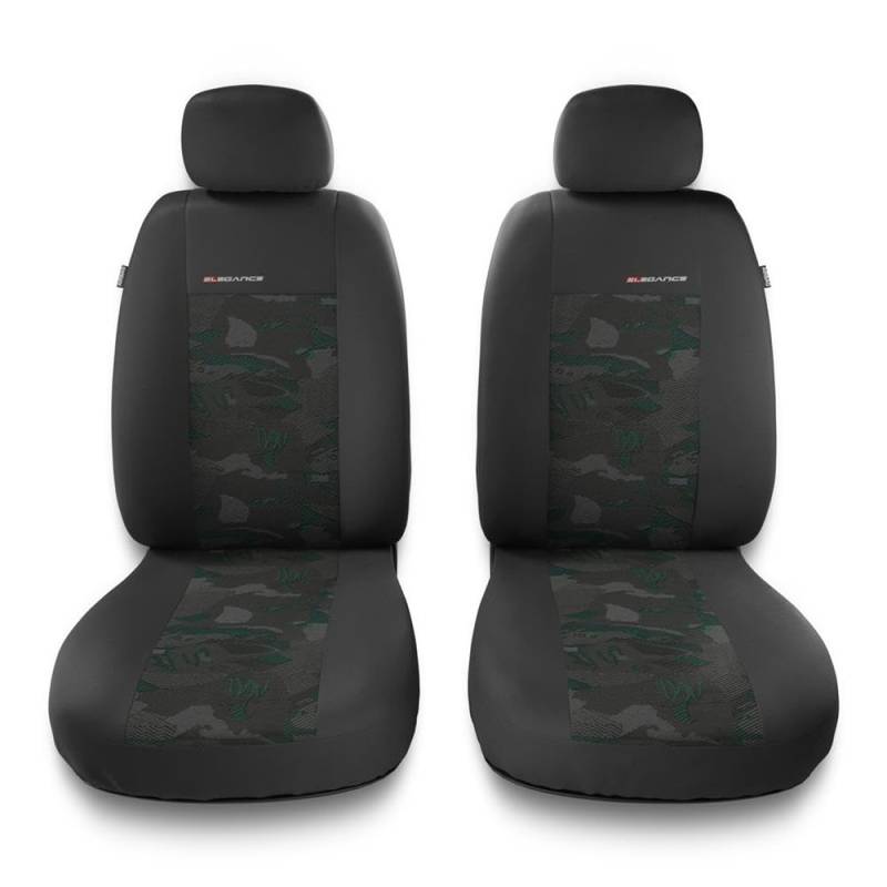 Mossa - Universal Sitzbezüge Auto kompatibel mit Skoda Karoq (2017-2019) - Autositzbezüge Schonbezüge für Autositze - 2UNE-GR von Mossa