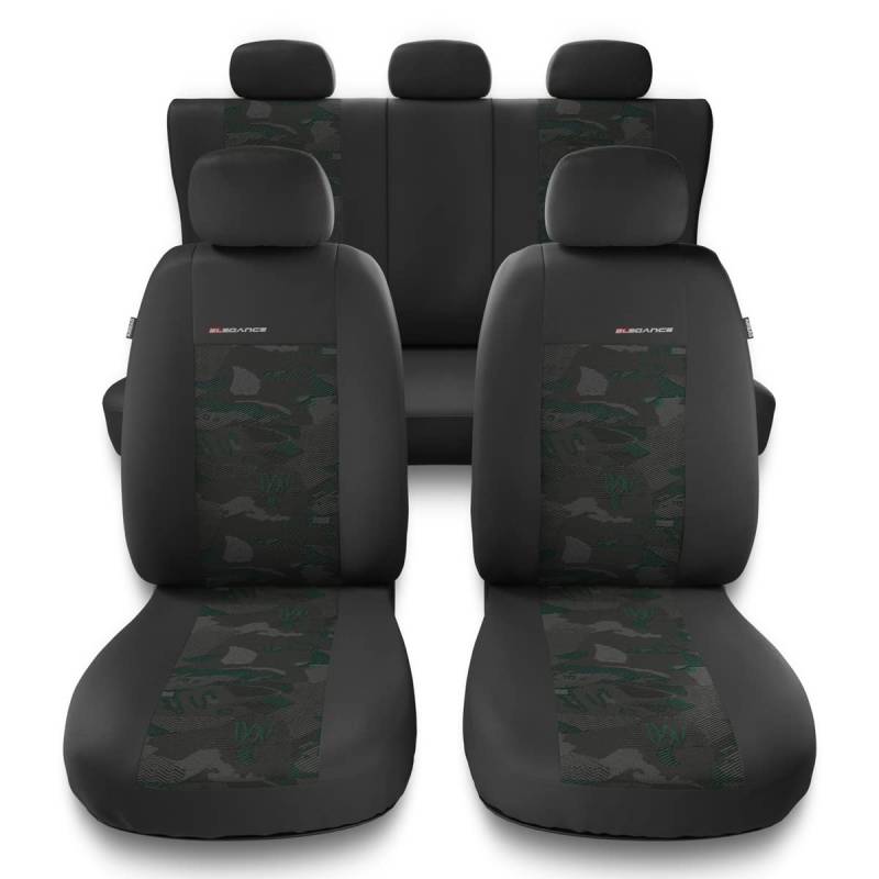 Mossa - Universal Sitzbezüge Auto kompatibel mit Suzuki SX4 I, II (2006-2019) - Autositzbezüge Schonbezüge für Autositze - UNE-GR von Mossa