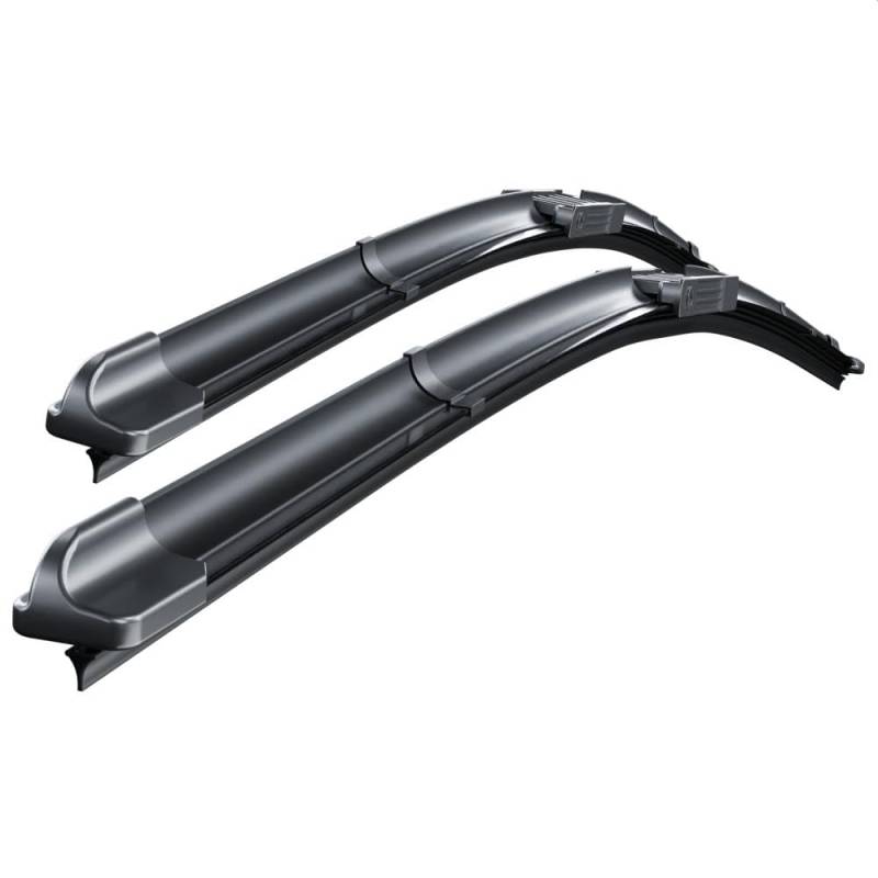 Mossa Vordere Scheibenwischer kompatibel mit VW Volkswagen Caravelle T5 (02.2003-05.2013) - flache Premium Wischerblätter. Wischerblätter - Set für Frontscheibe (600 mm / 530 mm) von Mossa