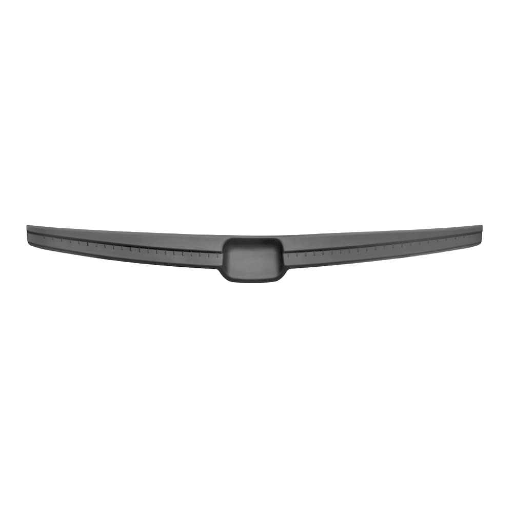 Mossa schwarzer Ladekantenschutz für die hintere Stoßstange kompatibel mit Hyundai i20 II Hatchback (5 Türen) - (2015-2017) - (Satin) von Mossa