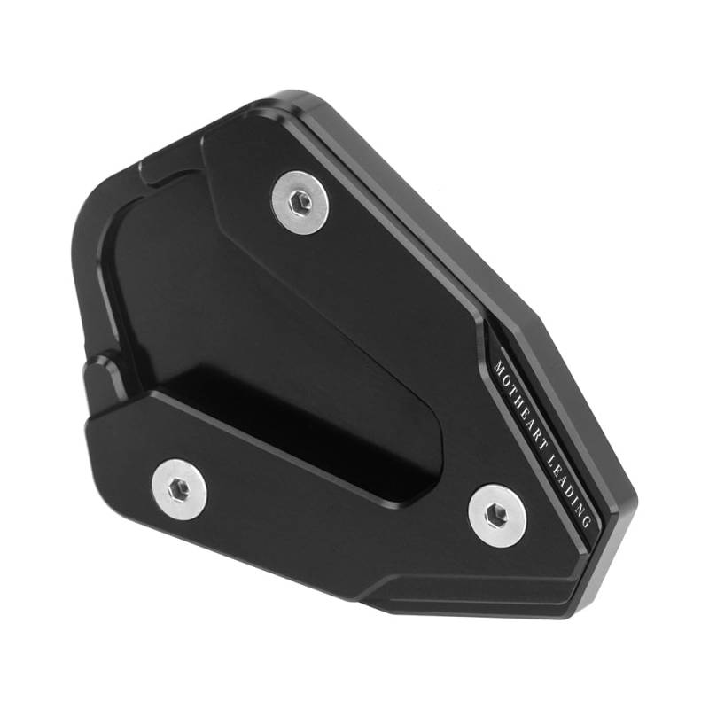 MotHeart Vergrößerungsplatte für Rebel 1100 (CMX 1100) 2021-2024 Motorrad-Parkpad Seitenständer-Unterstützung Rutschfester Ständer Ständer-Erweiterungsplatte Zubehör (Schwarz) von MotHeart