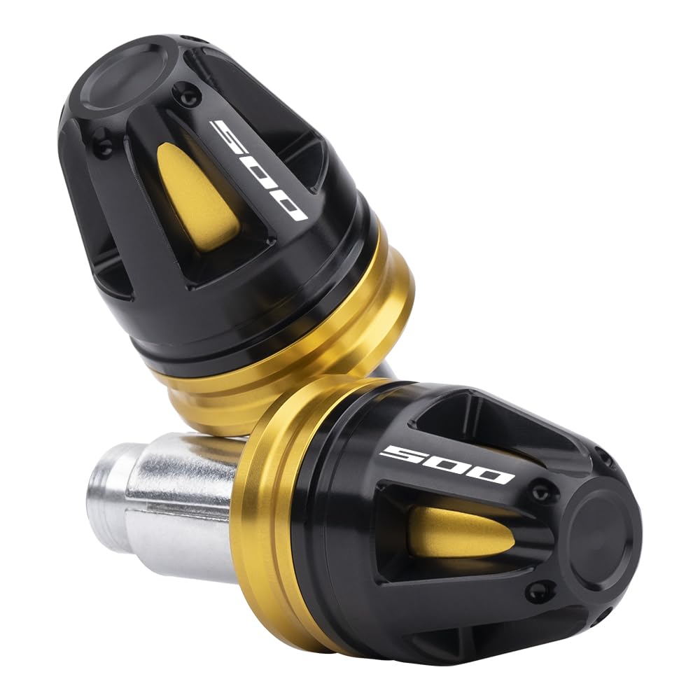 MotHeartCNC Universelle Lenkerendenstopfen für Motorräder für CB500F 2013-2024 CB500X 2013-2024 CBR 500R 2013-2024 CB500 Hornet 2024 cb500f cb500x CBR Zubehör (Gold) von MotHeartCNC