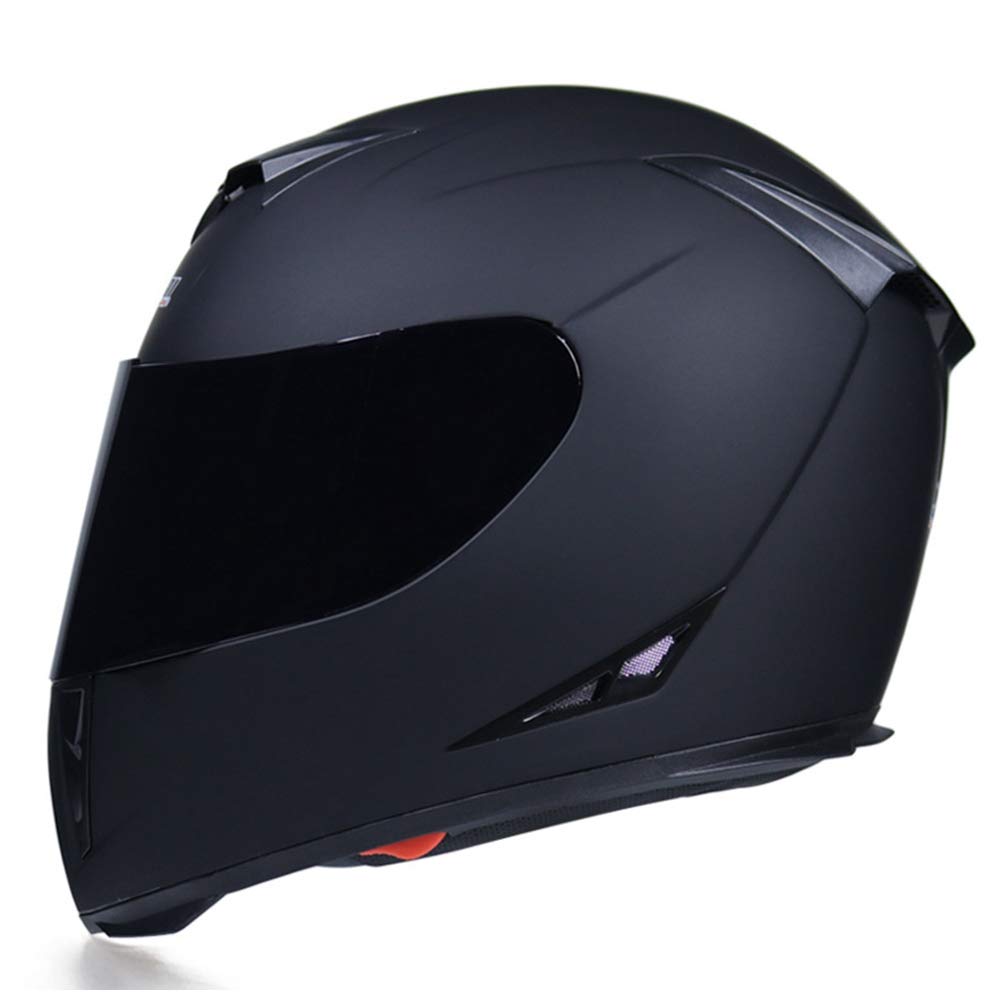 Integralhelm Motorrad mit Doppelscheibe Stilvoller Rennhelm mit Schnellverschluss Casco Moto Motorradhelme Herren / Damen Integralhelm von Motesen