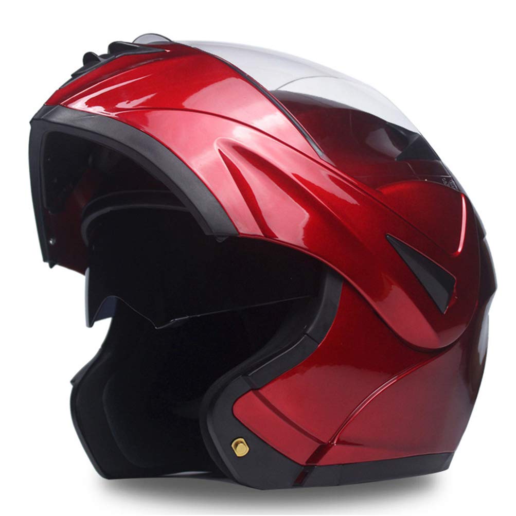 Modulare Motorradhelme für Herren DOT-geprüfter Klapp helme Motorradhelm mit Doppelscheibe und innerer Sonnenblende für Rennmotorradhelme Modulare Motorradhelme für Herren DOT-geprüfter Klapp helme Motorradhelm mit Doppelscheibe und innerer Sonnenblende für Rennmotorradhelme von Motesen