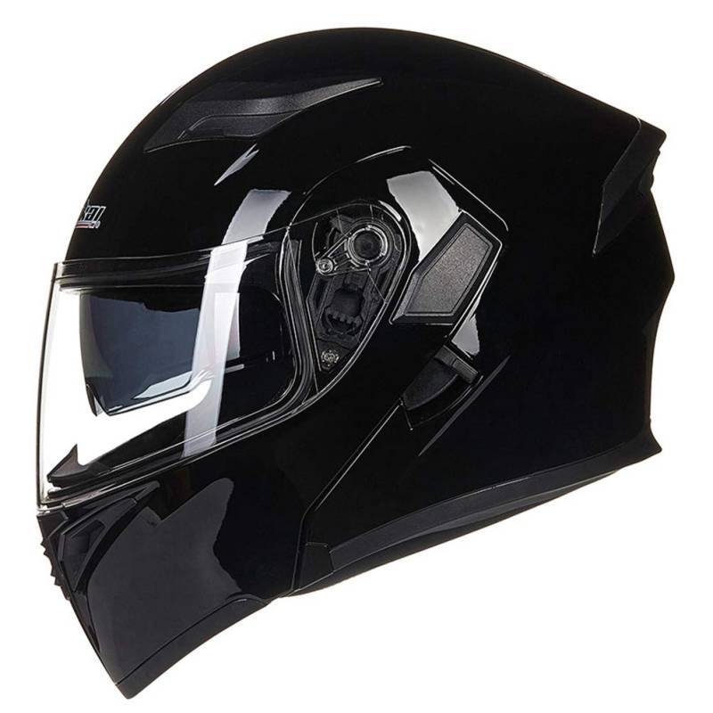 Modulare Motorradhelme für Herren Leise mit Doppelhelm Sonnenblende Capacetes Para Moto Racing Helm Integralhelme Mountainbike von Motesen