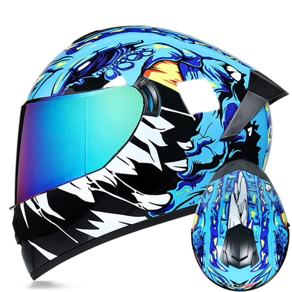 Modulare Motorradhelme für Herren Motorradhelm Half Shell Low Profile Motorradhelm Aufkleber Integralhelme Mountainbike Motorradhelm Klappbar Modulare Motorradhelme für Herren Motorradhelm Half Shell Low Profile Motorradhelm Aufkleber Integralhelme Mountainbike Motorradhelm Klappbar von Motesen