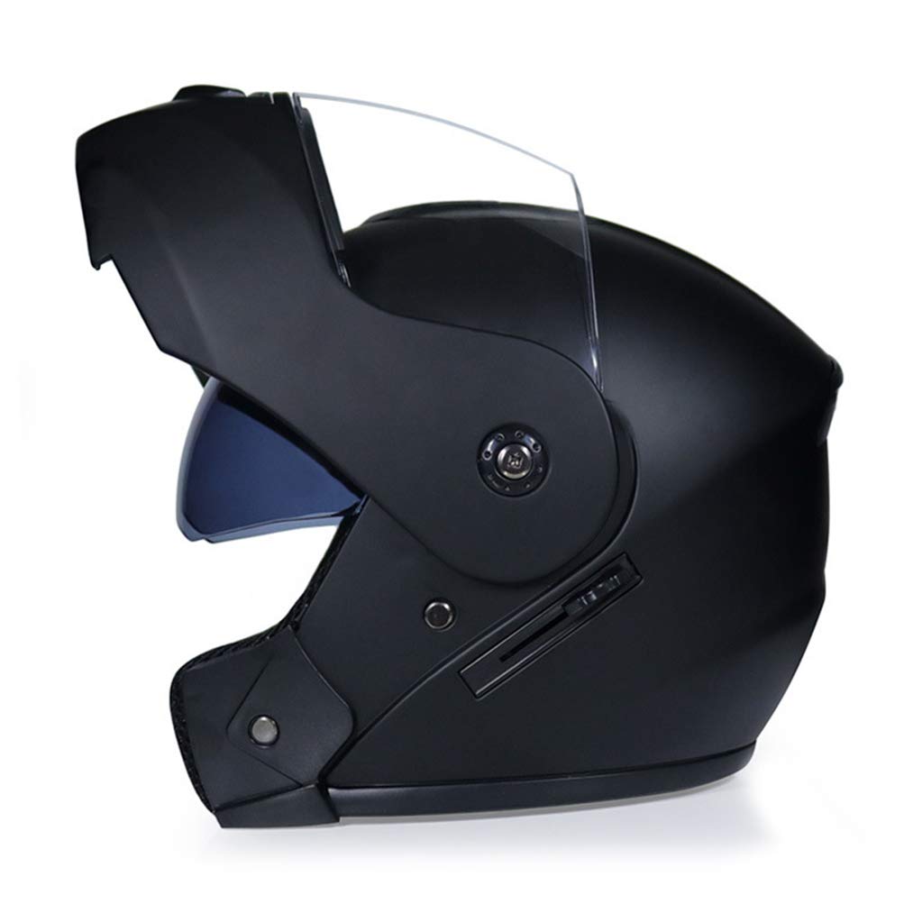 Modularer Motorradhelm Doppelvisier Klapphelme Winter Winderproof Racing Integralhelm DOT Approved von Motesen