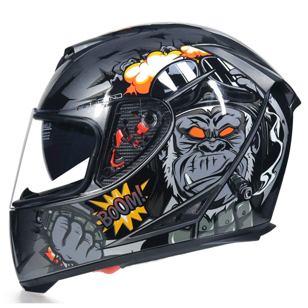 Motorradhelm Integralhelme Doppelvisier Racing Motocrosshelm Casco Modularer Motorradhelm Capacete Motorradhelm Integralhelme Doppelvisier Racing Motocrosshelm Casco Modularer Motorradhelm Capacete von Motesen