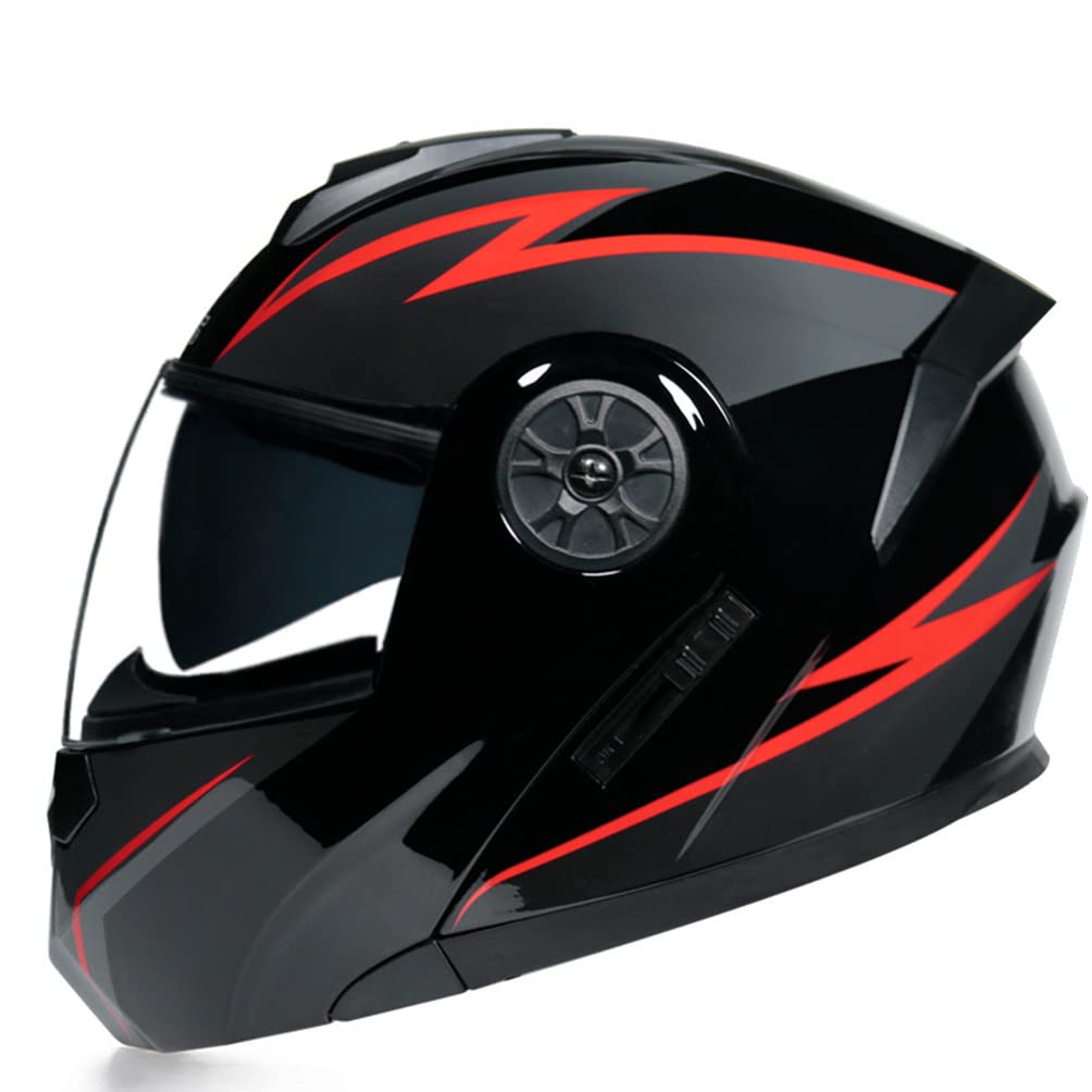 Paar Flip Up Helm Sicherheit Front Flip Motorrad Helm Motorrad Helme MT Helm Full Face Modular Motorrad Helm Dual Visier von Motesen