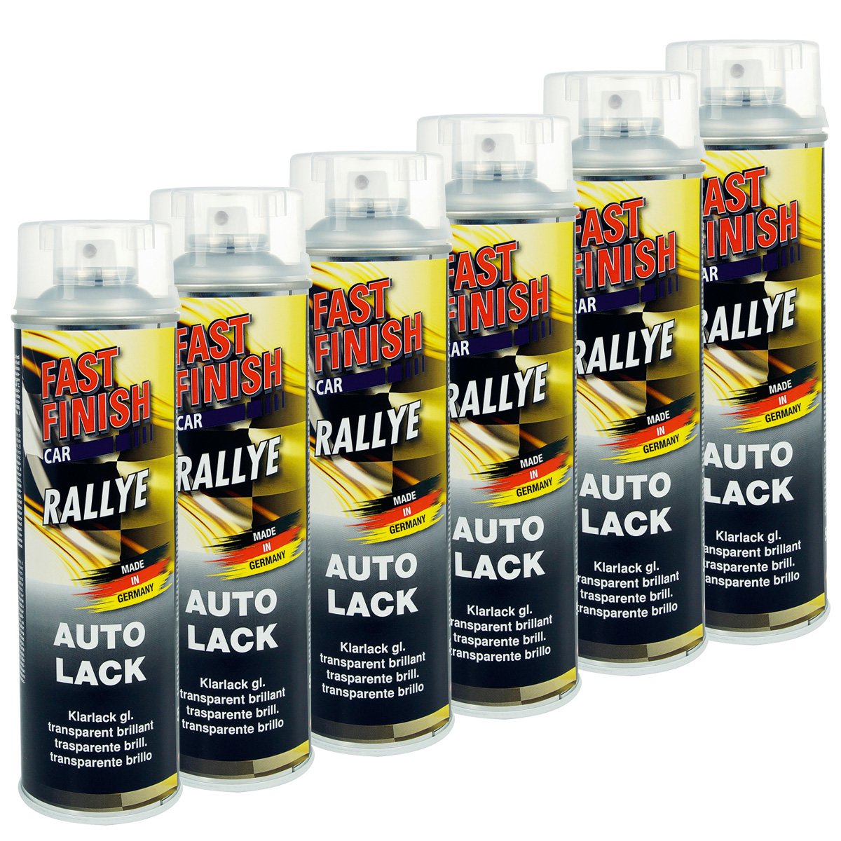 Fast Finish 430251 SET Klarlack glänzend 6 x 500 ml Fast Finish 430251 SET Klarlack glänzend 6 x 500 ml von MOTIP