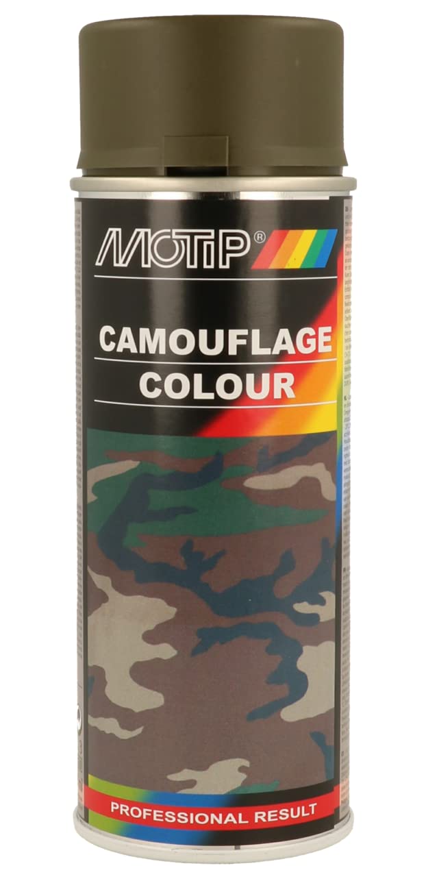 Lack MOTIP Camouflage Gelb/Olive (RAL6014) 400ml von Motip