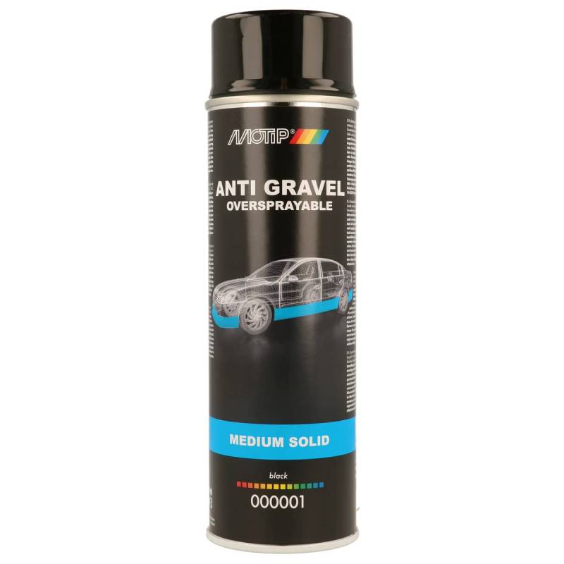 MOTIP 000001 Anti Steinschlag medium solid schwarz 500ml von MOTIP