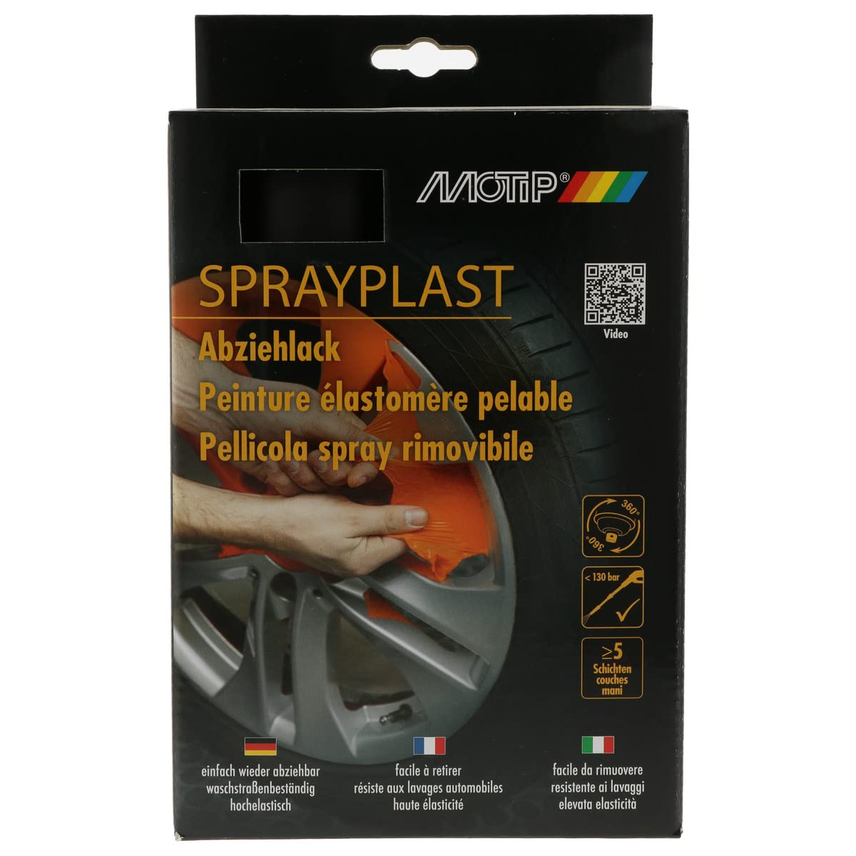 MOTIP 396588 Sprayplast Abziehlack Set schwarz matt 2 x 400 ml MOTIP 396588 Sprayplast Abziehlack Set schwarz matt 2 x 400 ml von MOTIP