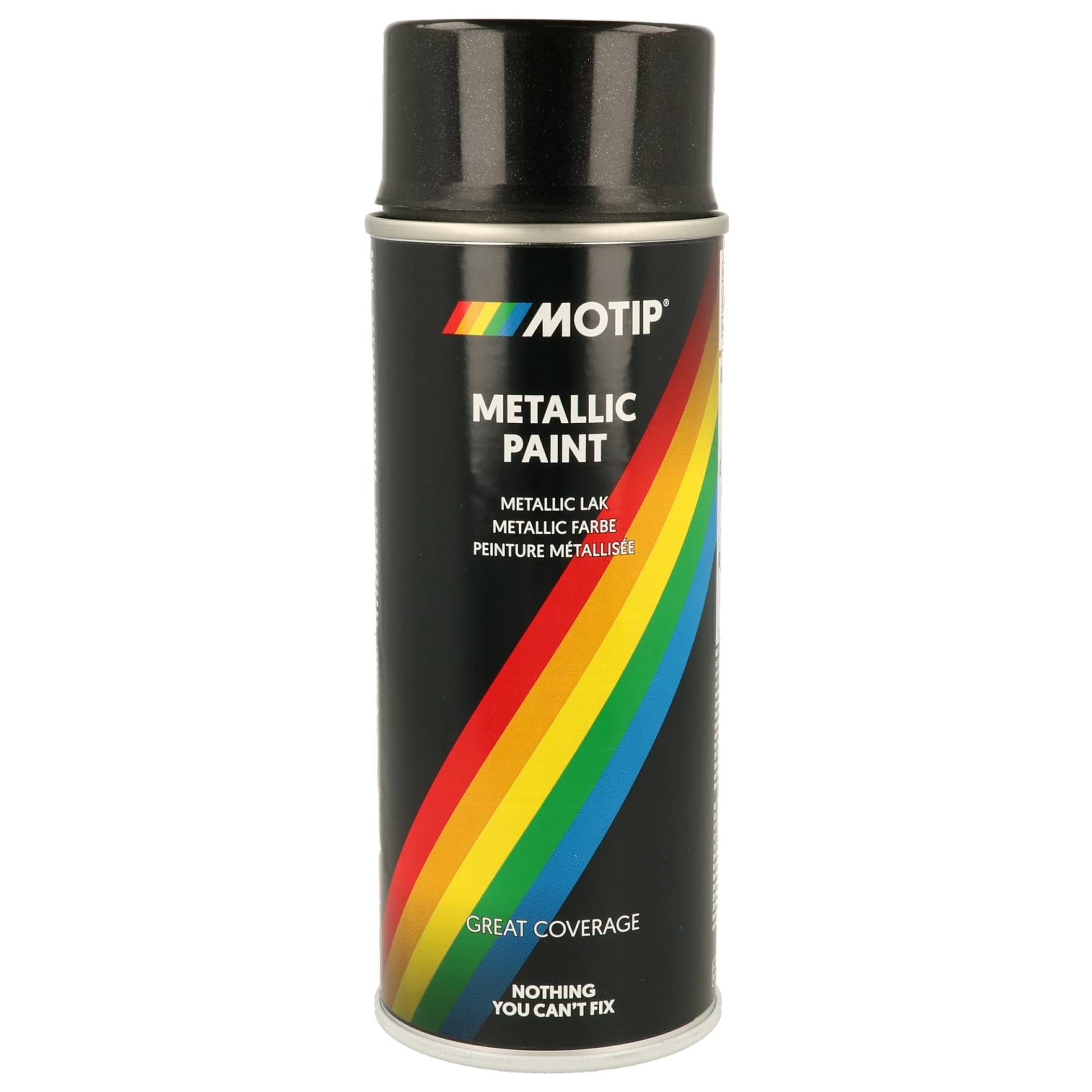 Metallic Lackspray schwarz 400ml von Motip