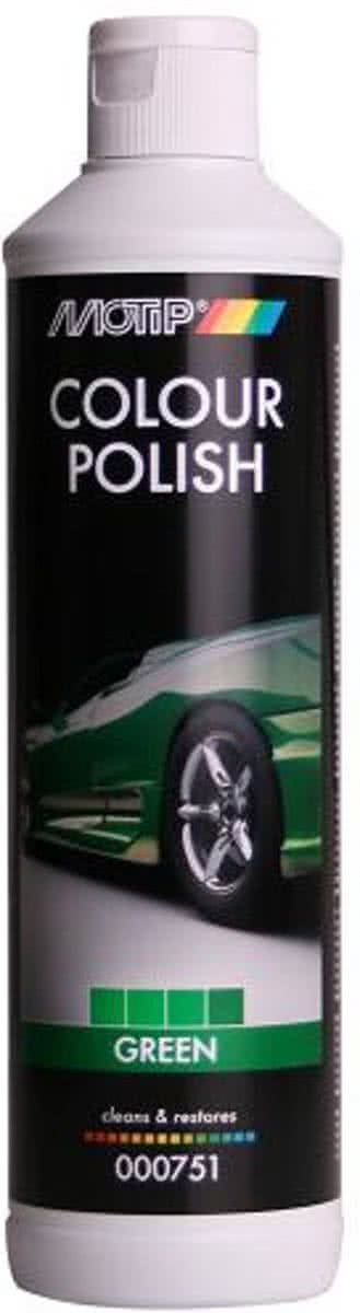 Motip Color Politur Colour Polish Grün Green Lackpflege Auto 000751 500Ml von Motip