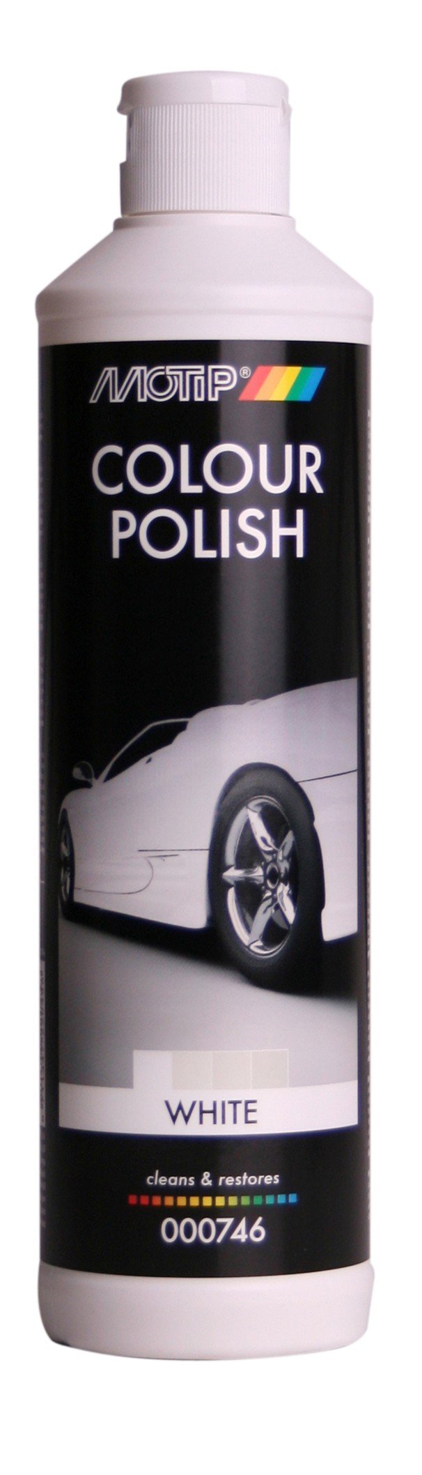 Motip Color Politur Colour Polish Weiss White Lackpflege Auto 000746 500Ml von Motip