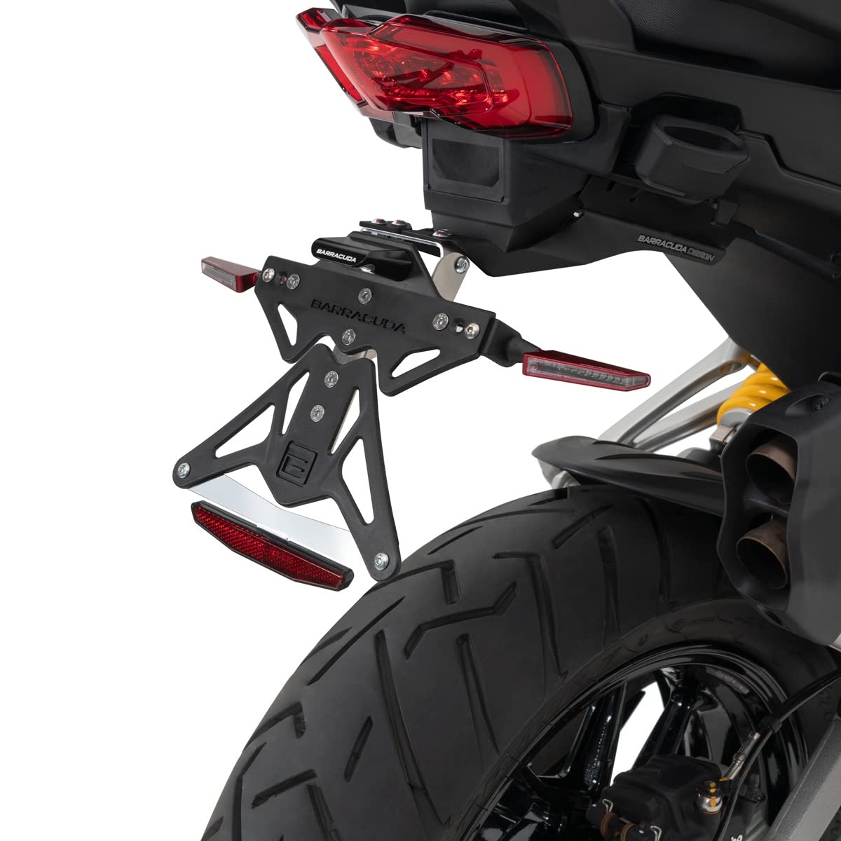 Barracuda Nummernschild-Kit für Ducati Multistrada V4S 2022-2023 von Moto Discovery