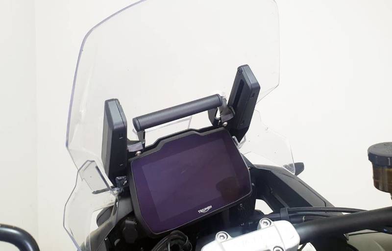 Moto Discovery Cockpit-GPS-Halterung für Triumph Tiger 1200 GT/Pro/Explorer/Rally Pro/Rally Explorer 2022-2024, Smartphone, GPS von Moto Discovery