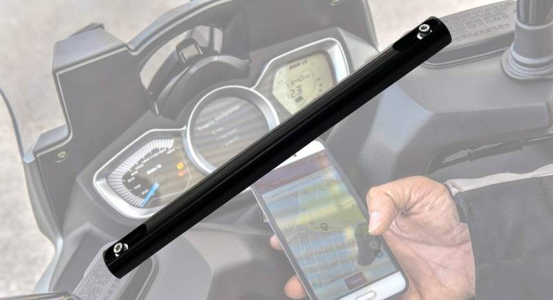 GPS-Leiste für Kymco Xciting 250/300 / 400/500 2005-2023 von Moto Discovery