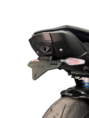 GREF Kennzeichenhalter kompatibel mit BMW M1000XR 2024-2025 (mit Flip-Up-Knopf) von Moto Discovery