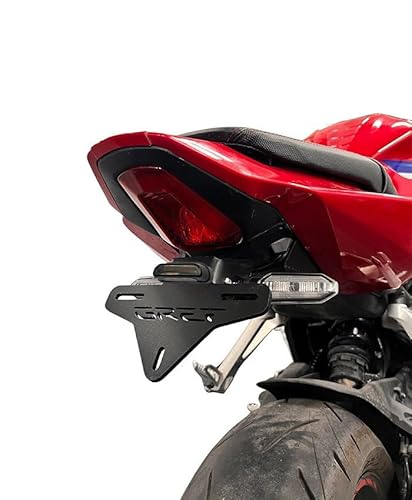 GREF Kennzeichenhalter kompatibel mit Honda CB650R / CBR650R 2024-2025 (mit Flip-Up-Knopf) von Moto Discovery