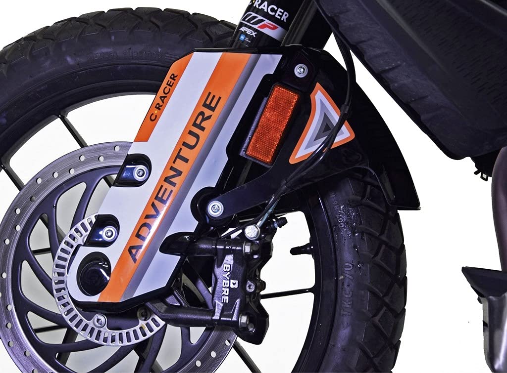 Gabelschutz für KTM 390 Adventure 2020- (weiß/orange) von Moto Discovery