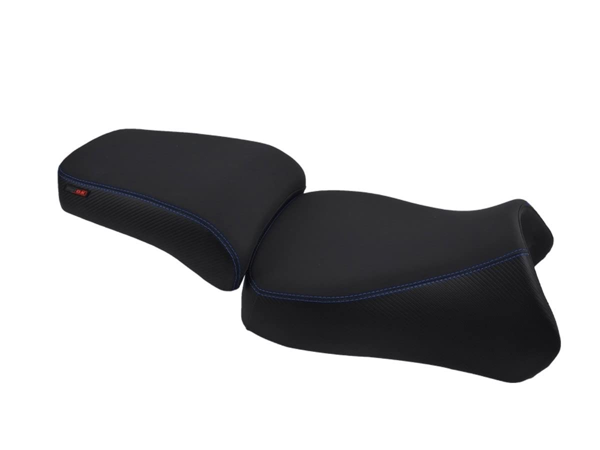 Sitzbankbezug kompatibel mit Yamaha XT1200Z Super Tenere 2010-2021 schwarz mit blauen Nähten Sitzbankbezug kompatibel mit Yamaha XT1200Z Super Tenere 2010-2021 schwarz mit blauen Nähten von Moto Discovery