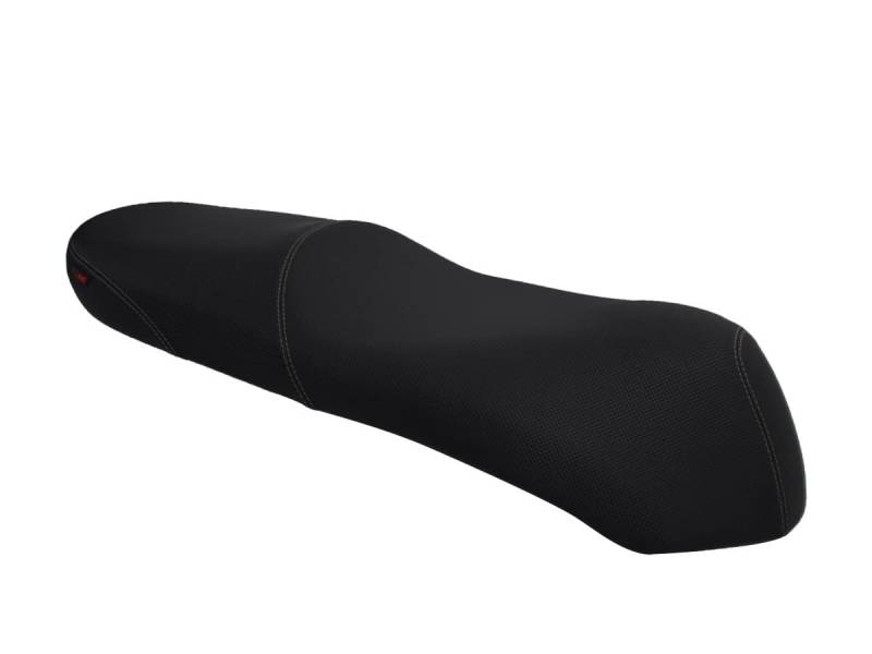 Sitzbezug kompatibel mit Honda SH300 / SH300i 2008-2011 schwarz mit grauen Nähten (B) von Moto Discovery