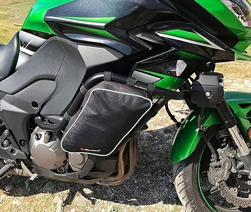 Moto Discovery Taschen für SW Motech Sturzbügel kompatibel mit Kawasaki Versys 1000 2014-2018 von Moto Discovery