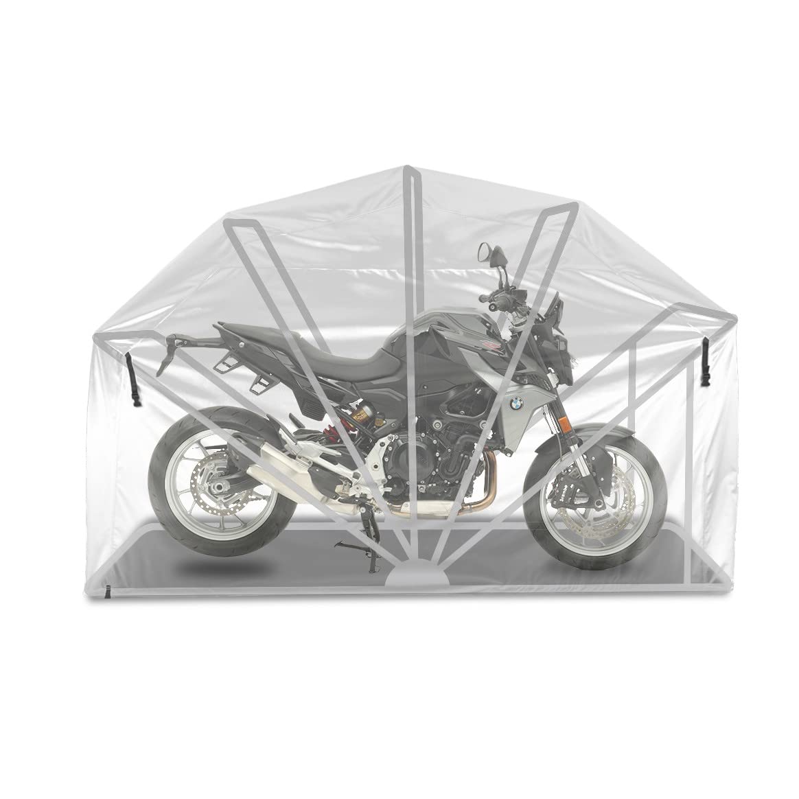 Motorrad Zeltgarage Universal Faltgarage Motorradgarage Motoguard XL transparent von Moto Guard