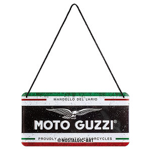 Moto-Guzzi Hängeschild 20 x 10 cm Moto Guzzi von Moto Guzzi