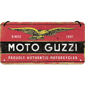 Moto Guzzi Hängeschild Maße: 20 x 10 cm von Moto Guzzi