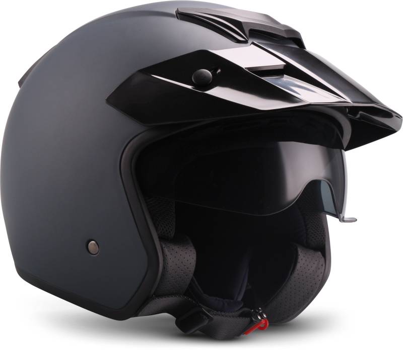 MOTO Helmets® S77 „Navy“ · Jet-Helm · Motorrad-Helm Roller-Helm Scooter-Helm Bobber Mofa-Helm Vintage Pilot Biker Helmet · ECE XS (53-54cm) von Moto Helmets