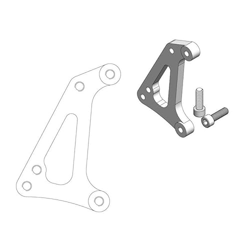 Moto Master Adapter Halterung für Supermoto Racing 320mm Moto Master Adapter Halterung für Supermoto Racing 320mm von Moto Master